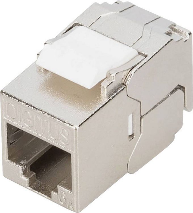 Produktbild: Digitus RJ45-Einbaumodul Keystone CAT 6a 1St.