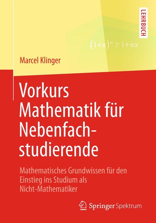 Produktbild: Vorkurs Mathematik f&uuml;r Nebenfachstudierende