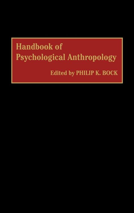 Produktbild: Handbook of Psychological Anthropology