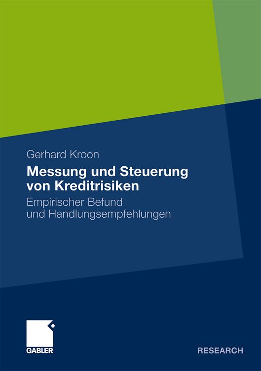 Produktbild: Messung und Steuerung von Kreditrisiken
