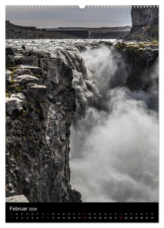 Produktbild: Island - Landschaften vom Wasser gepr&auml;gt (Wandkalender 2026 DIN A2 hoch), CALVENDO Monatskalender