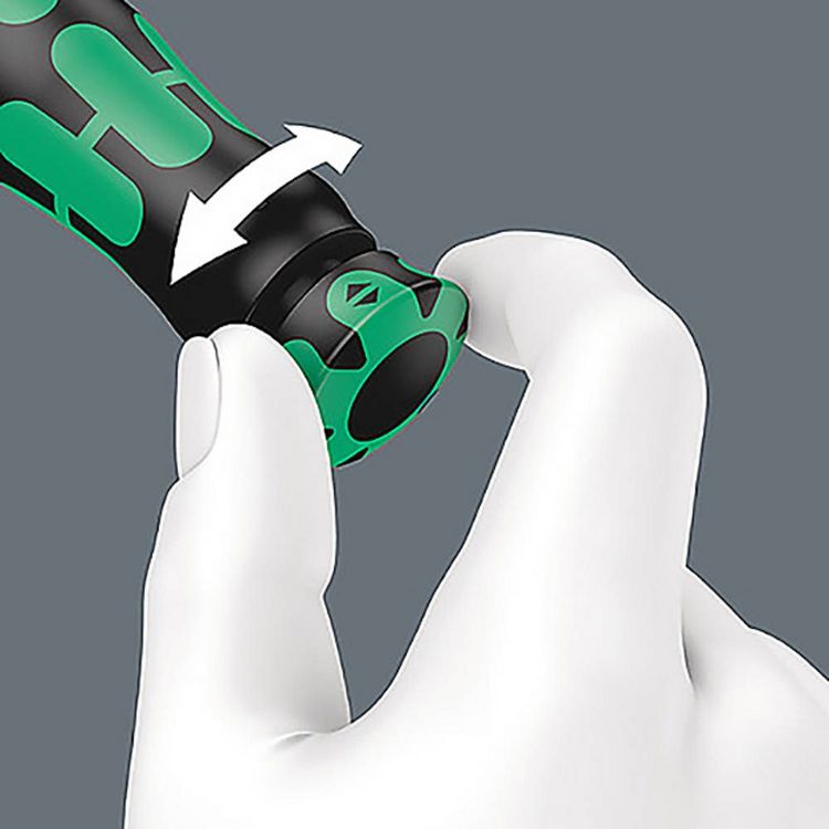 Produktbild: Wera Click-Torque B 1 05075610001 Drehmomentschl&uuml;ssel mit Umschaltknarre 3/8" (10 mm) 10 - 50 Nm