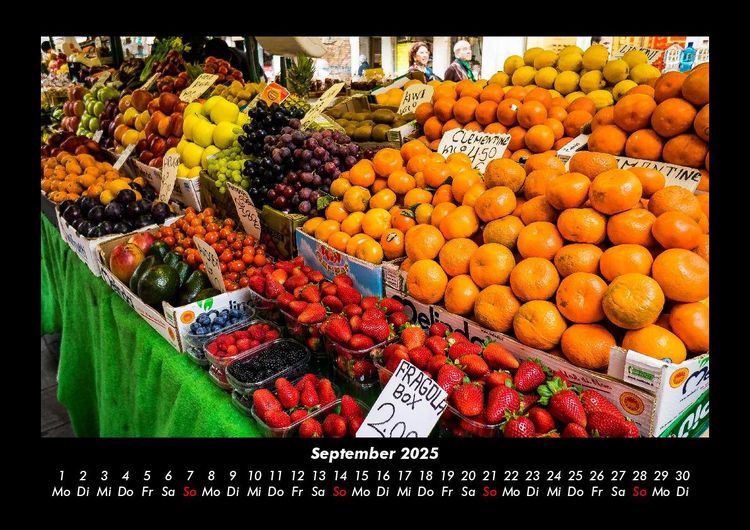 Produktbild: Obstkalender 2025 Fotokalender DIN A3