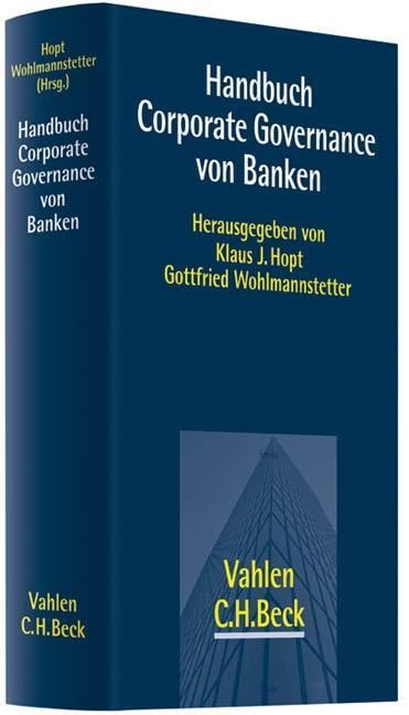 Produktbild: Hopt, K: Handbuch Corporate Governance von Banken