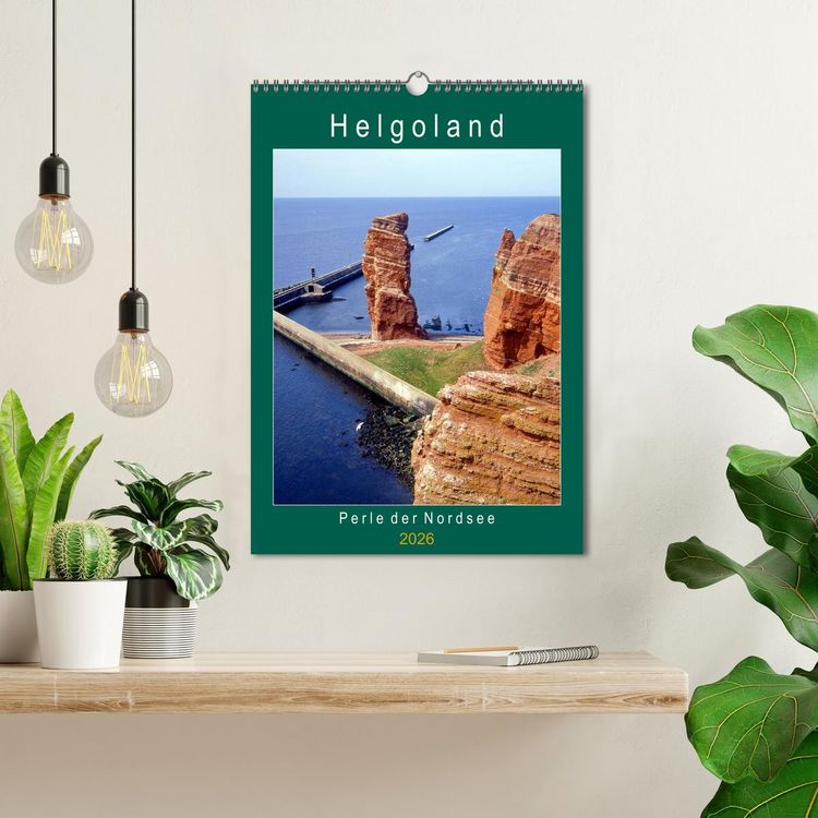 Produktbild: Helgoland, Perle der Nordsee (Wandkalender 2026 DIN A3 hoch), CALVENDO Monatskalender