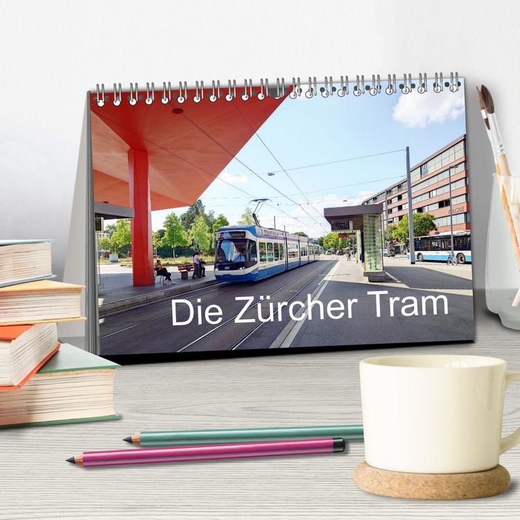 Produktbild: Die Z&uuml;rcher Tram (Tischkalender 2026 DIN A5 quer), CALVENDO Monatskalender