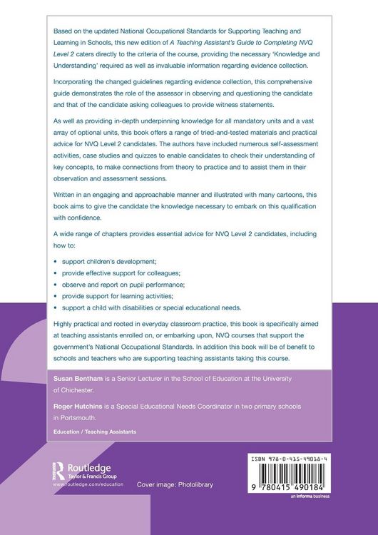 Produktbild: A Teaching Assistant's Guide to Completing NVQ Level 2