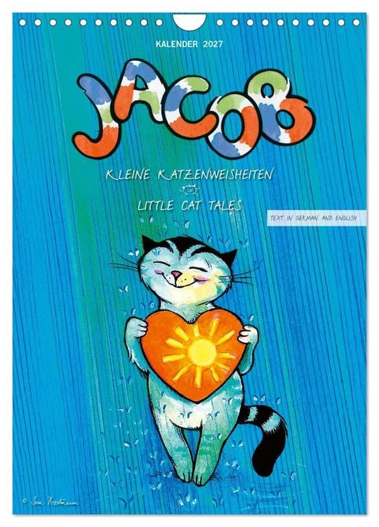 Produktbild: Kater Jacob: kleine Katzenweisheiten (Wandkalender 2027 DIN A4 hoch), CALVENDO Monatskalender