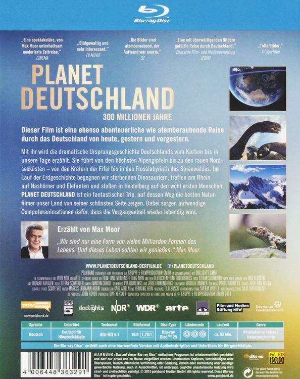 Produktbild: Planet Deutschland - 300 Millionen Jahre