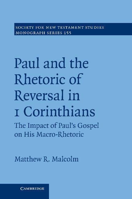 Produktbild: Paul and the Rhetoric of Reversal in 1 Corinthians