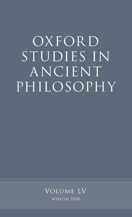 Produktbild: Oxford Studies in Ancient Philosophy, Volume 55