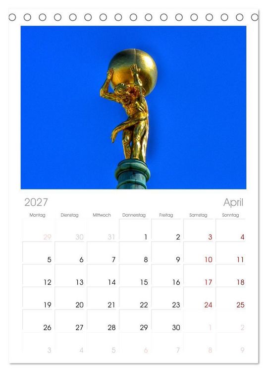 Produktbild: Tischplaner 2027 - POTSDAM. Du bist so sch&ouml;n (A5 Tischkalender zum Aufstellen) CALVENDO
