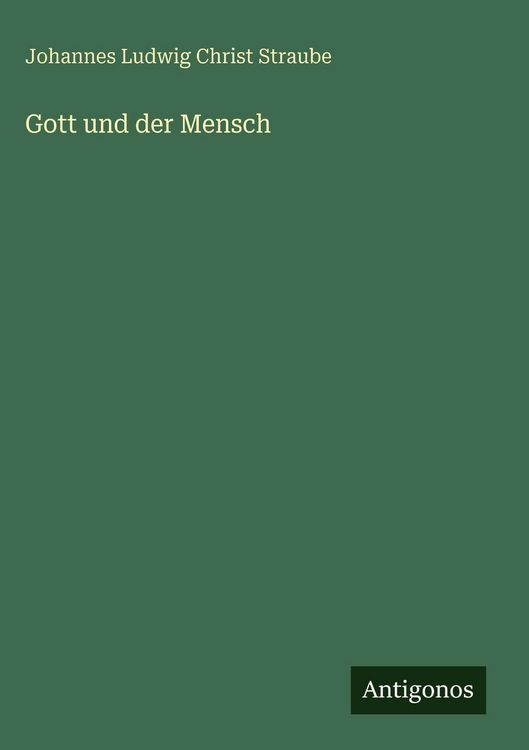 Produktbild: Gott und der Mensch