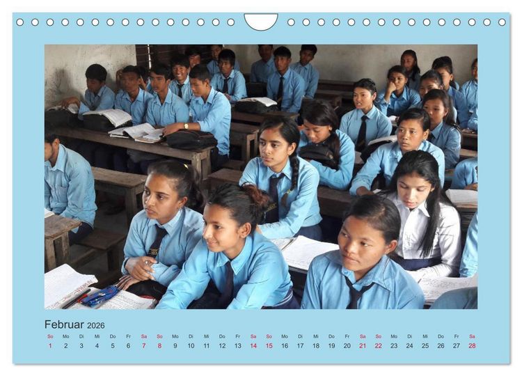 Produktbild: Kalender der Nepal Kinderhilfe e.V. (Wandkalender 2026 DIN A4 quer), CALVENDO Monatskalender