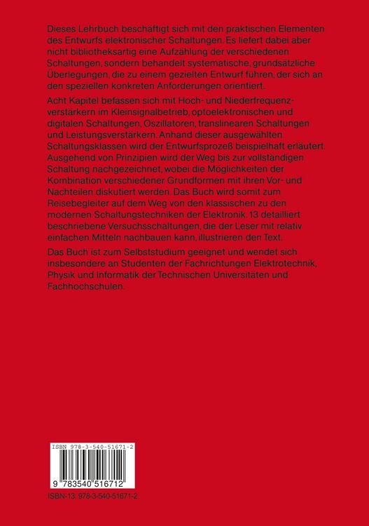 Produktbild: Die Kunst des Entwurfs elektronischer Schaltungen
