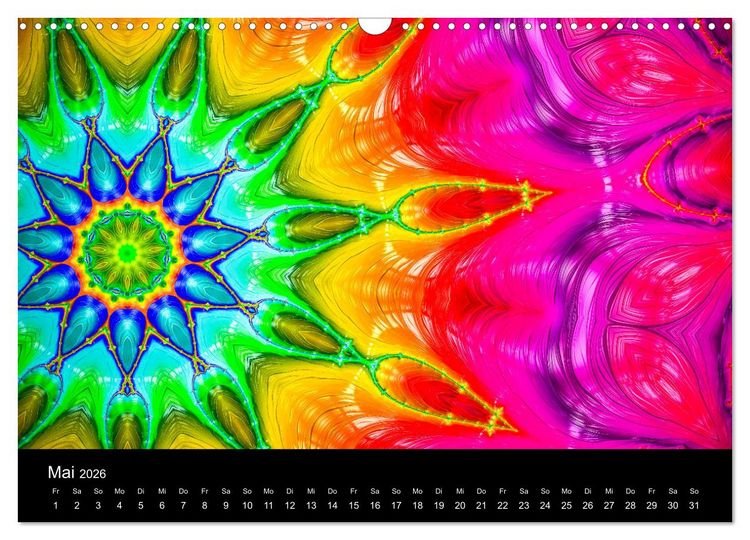 Produktbild: mandala-art (Wandkalender 2026 DIN A3 quer), CALVENDO Monatskalender