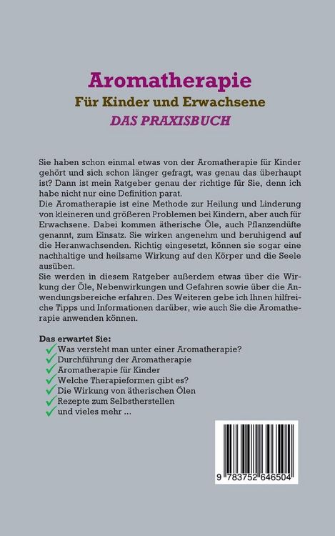 Produktbild: Aromatherapie f&uuml;r Kinder und Erwachsene