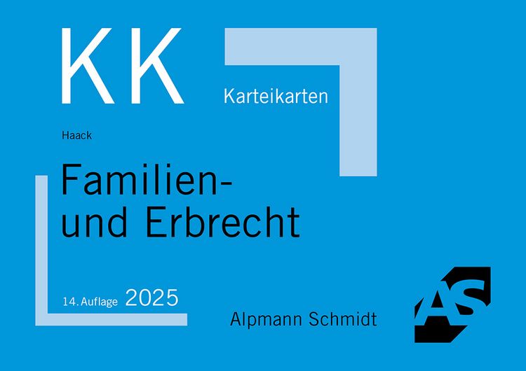 Produktbild: Karteikarten Familien- und Erbrecht