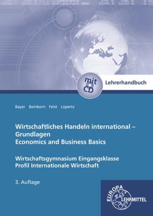Produktbild: Lehrerhdb. Wirtsch. Handeln internat. Grundl. biling.