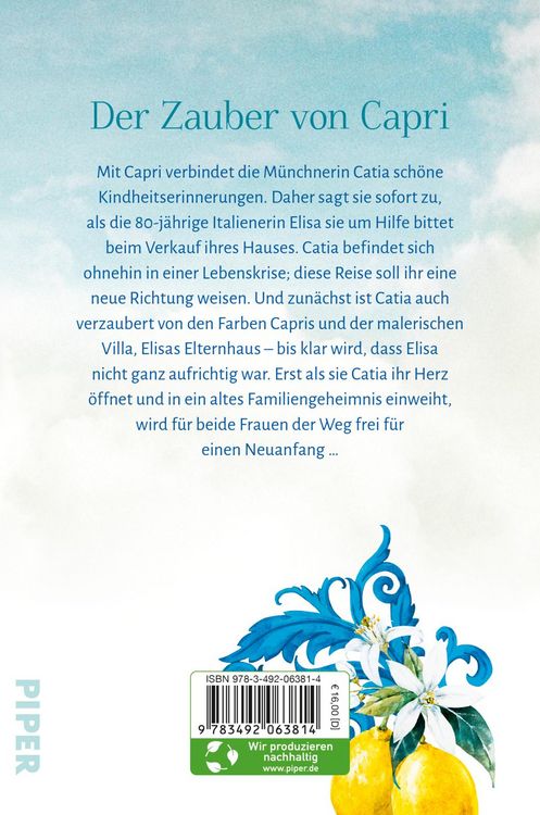 Produktbild: Die Frauen von Capri &ndash; Im blauen Meer der Tage