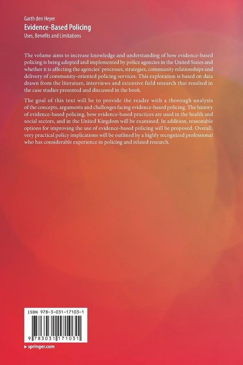 Produktbild: Evidence-Based Policing