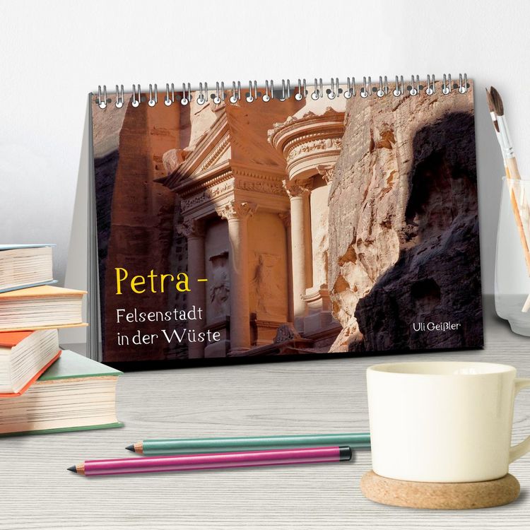 Produktbild: Petra - Felsenstadt in der W&uuml;ste (Tischkalender 2026 DIN A5 quer), CALVENDO Monatskalender