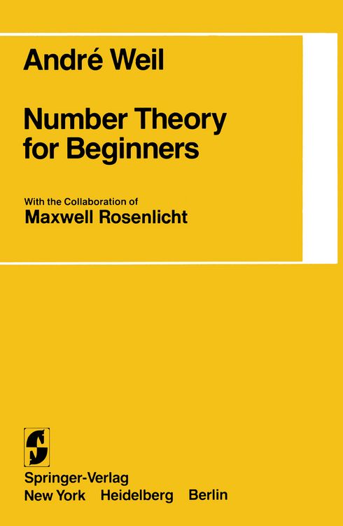 Produktbild: Number Theory for Beginners