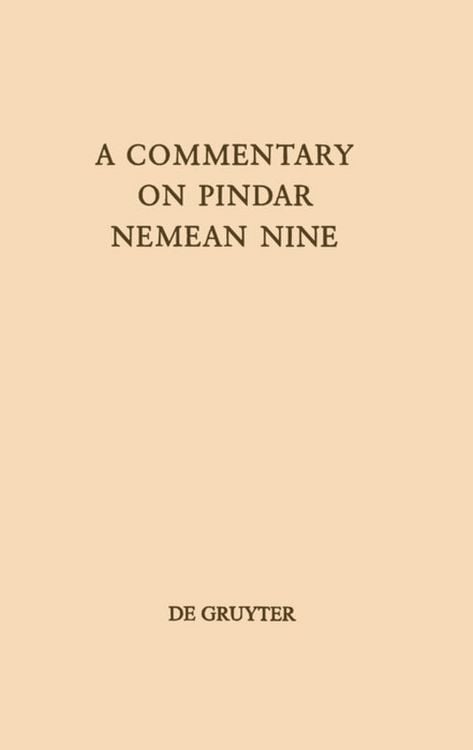 Produktbild: A Commentary on Pindar, Nemean Nine