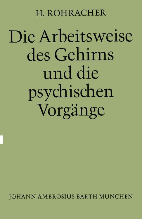 Produktbild: Die Arbeitsweise des Gehirns und Die Psychischen Vorg&auml;nge