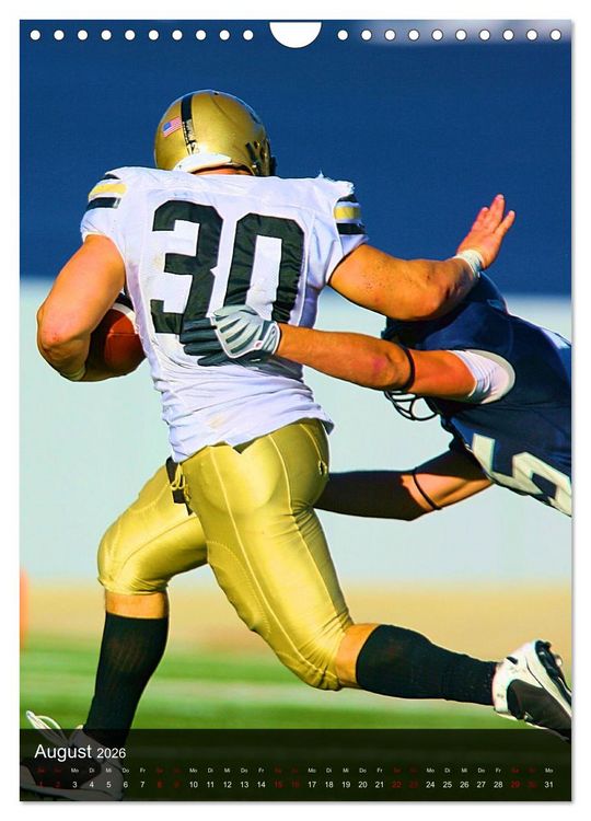 Produktbild: Trendsport American Football (Wandkalender 2026 DIN A4 hoch), CALVENDO Monatskalender