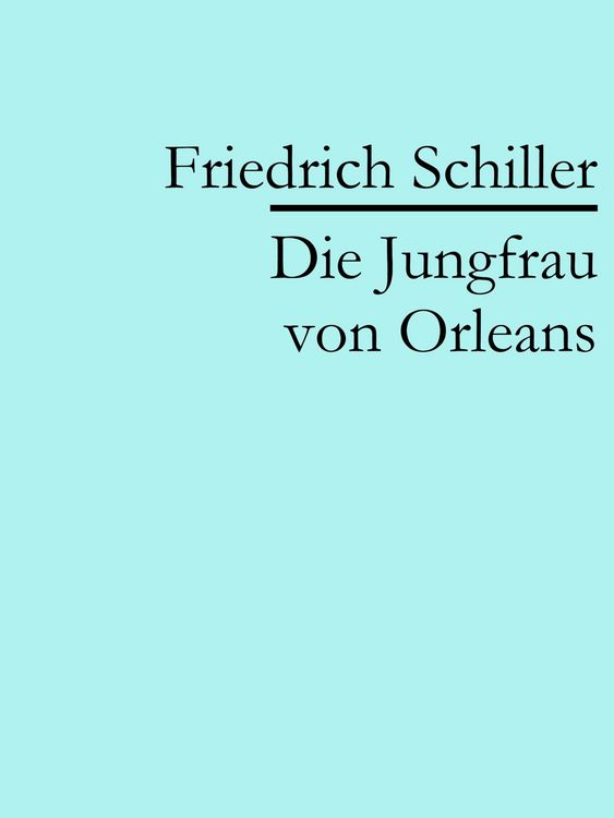 Produktbild: Die Jungfrau von Orleans