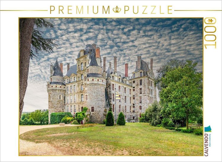 Produktbild: CALVENDO Puzzle Ch&acirc;teau de Brissac. Ein Motiv aus dem Kalender Ch&acirc;teaux. Im Tal der Loire | 1000 Teile Lege-Gr&ouml;&szlig;e 64x48cm Foto-Puzzle f&uuml;r gl&uuml;ckliche Stunden