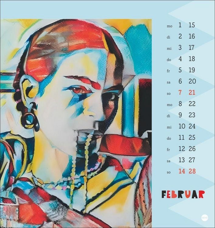 Produktbild: Frida Postkartenkalender 2027