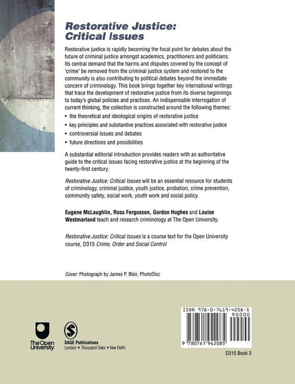 Produktbild: Restorative Justice