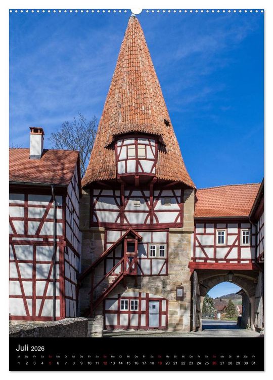 Produktbild: Iphofen - Wein und Kultur (Wandkalender 2026 DIN A2 hoch), CALVENDO Monatskalender