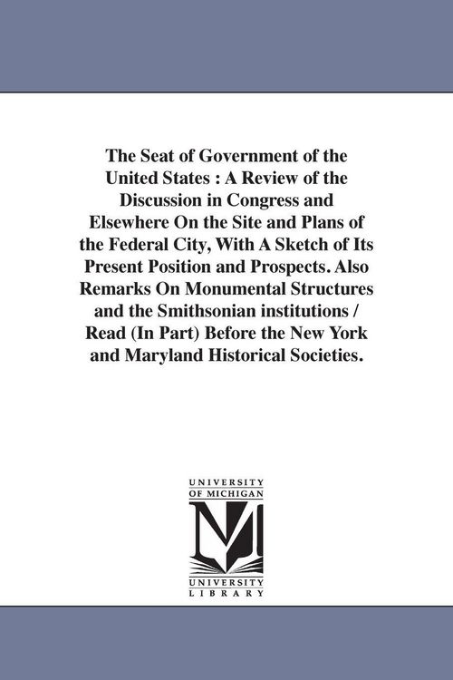 Produktbild: The Seat of Government of the United States