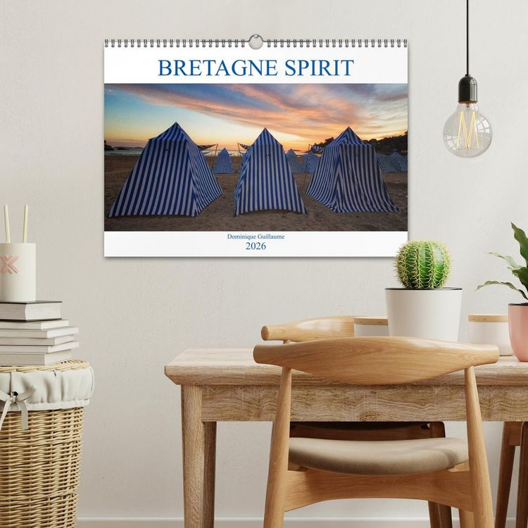 Produktbild: Bretagne Spirit (Calendrier mural 2026 DIN A3 vertical), CALVENDO calendrier mensuel