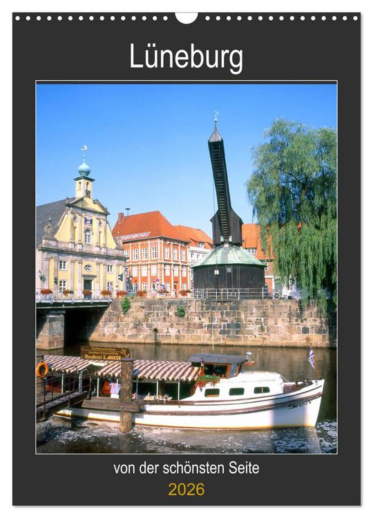 Produktbild: L&uuml;neburg, von der sch&ouml;nsten Seite (Wandkalender 2026 DIN A3 hoch), CALVENDO Monatskalender