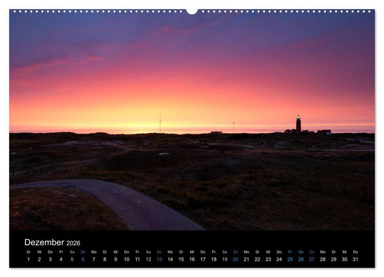 Produktbild: Gr&uuml;&szlig;e aus Texel (hochwertiger Premium Wandkalender 2026 DIN A2 quer), Kunstdruck in Hochglanz