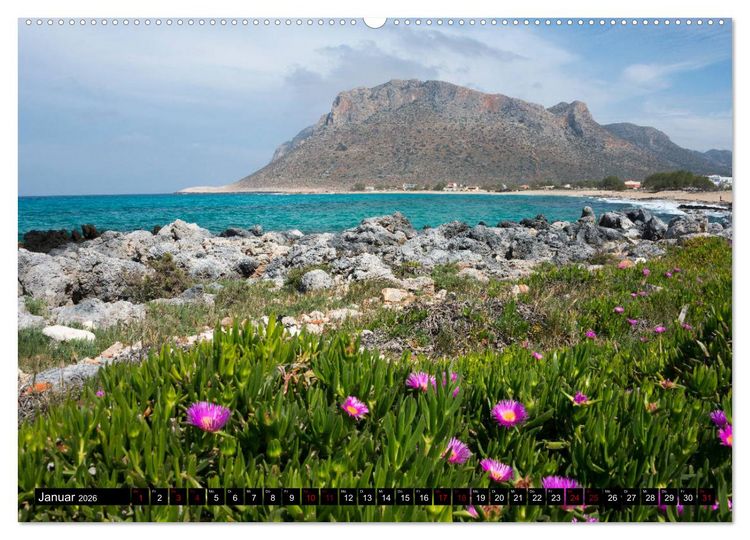 Produktbild: Zauberhaftes Kreta (hochwertiger Premium Wandkalender 2026 DIN A2 quer), Kunstdruck in Hochglanz