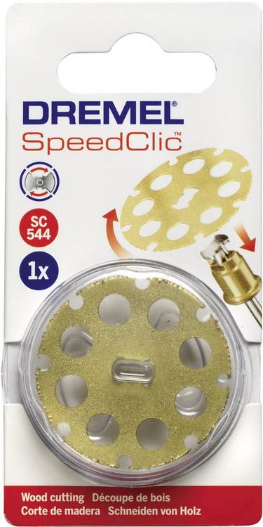 Produktbild: Dremel 544 2615S544JB Trennscheibe gerade 38 mm 1 St. Holz, Laminat