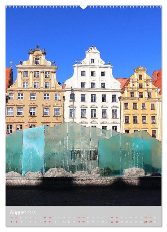 Produktbild: Breslau - Historische Mitte und Dominsel (Wandkalender 2026 DIN A2 hoch), CALVENDO Monatskalender