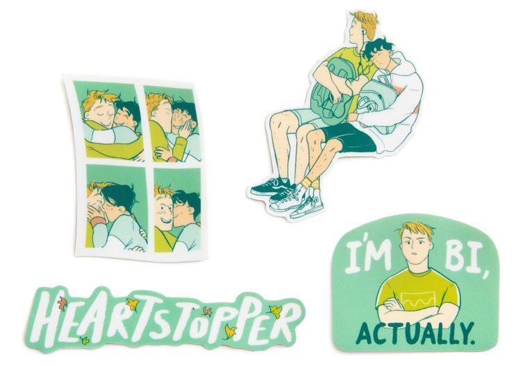 Produktbild: Heartstopper: Boy Meets Boy Stickers - Sticker Set of 4