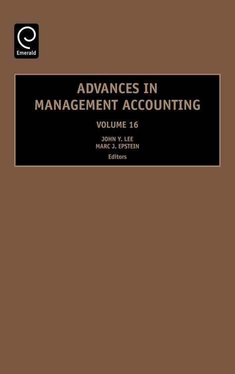 Produktbild: Advances in Management Accounting