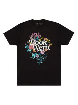 Produktbild: Book Nerd Floral Unisex T-Shirt Small