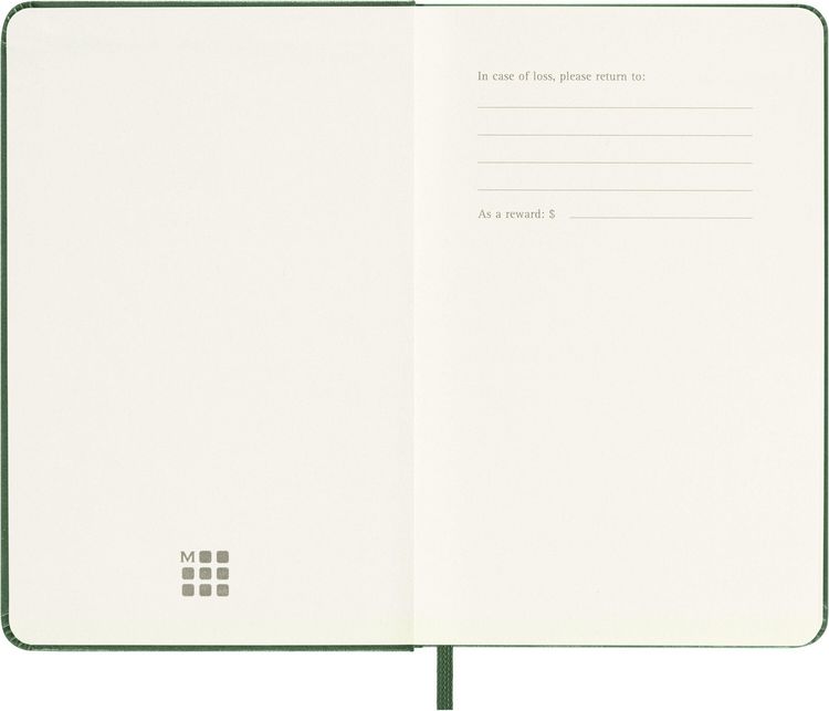 Produktbild: Moleskine 12 Monate Tageskalender 2027, Pocket/A6, 1 Tag = 1 Seite, Fester Einband, Myrtengr&uuml;n