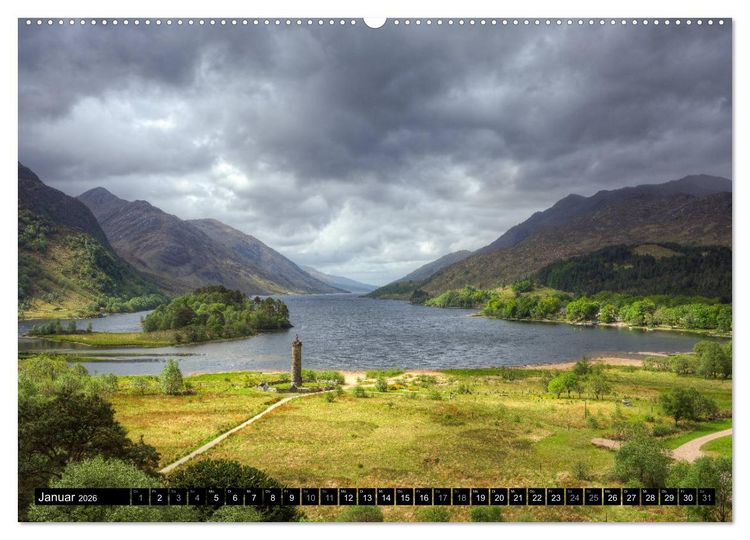 Produktbild: Wundersch&ouml;nes Schottland (hochwertiger Premium Wandkalender 2026 DIN A2 quer), Kunstdruck in Hochglanz