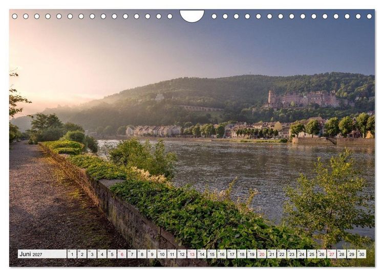 Produktbild: Heidelberg - Die romantische Stadt am Fluss (Wandkalender 2027 DIN A4 quer), CALVENDO Monatskalender