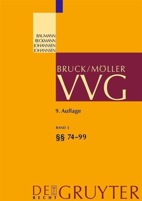 Produktbild: &sect;&sect; 74-99 VVG