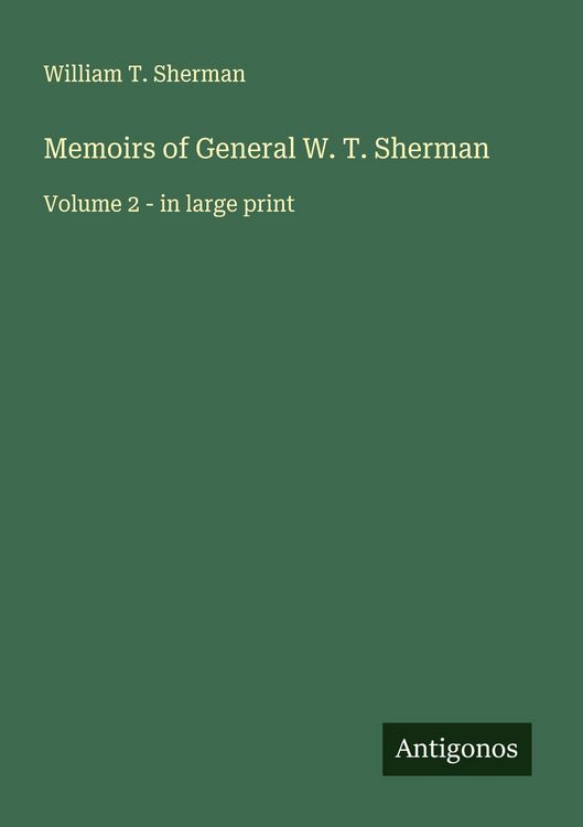 Produktbild: Memoirs of General W. T. Sherman